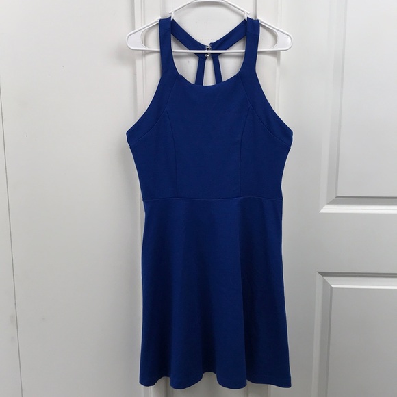 Royal Blue American Eagle Skater Dress - Picture 2 of 8